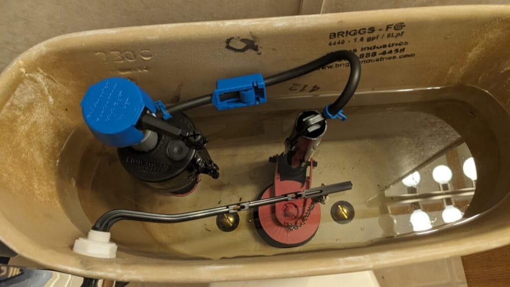 Toilet Flush and fill valve replacement Harrisburg pa